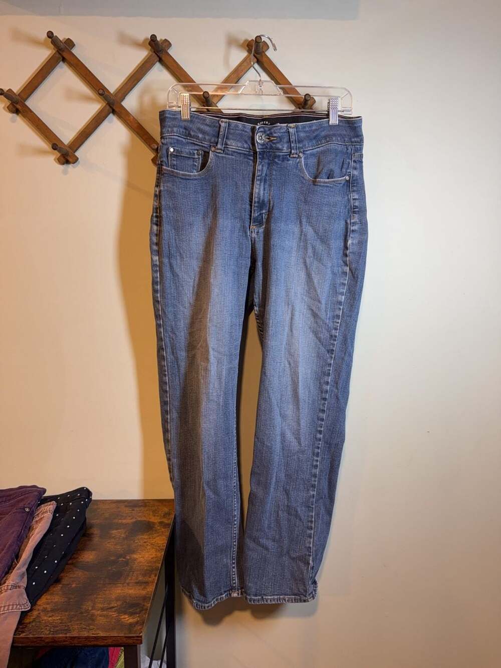 Riders by Lee Curvier Mid-Rise Straight Leg Jeans